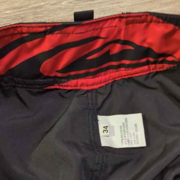 Quicksilver men's size 34 snap trunk black new - Picture 2 of 5